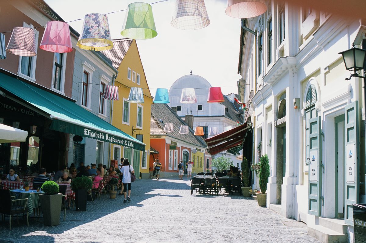 Tokaj városának utcája